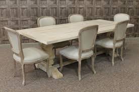 limed oak dining table with a tuscan