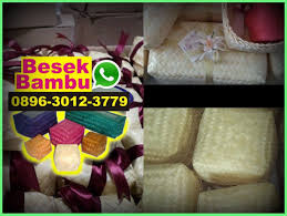 Jual Besek Bambu Semarang O896 3oi2 3779 Whatsapp Anyaman Bambu Hiasan