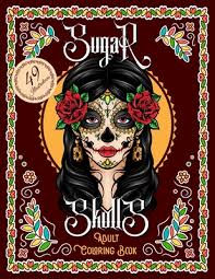 This coloring page belongs to these categories: Sugar Skulls Adult Coloring Book Dia De Los Perros Amazing Coloring Pages For Adult Relaxation Dia De Muertos Paperback Rj Julia Booksellers