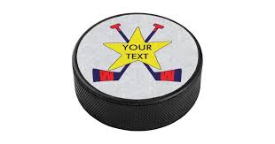 Regulation pucks weigh six ounces, stand an inch high, and are three inches in diameter. Add Your Text Or Number Ice Hockey Puck Zazzle Com Ice Hockey Puck Hockey Puck Ice Hockey