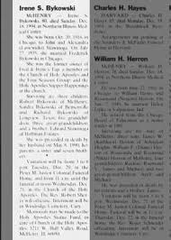 Obituary for Irene S. Bykowski