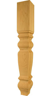 We offer a variety of options including post legs, wooden dining table legs, traditional furniture feet, and pedestal table bases. Peterson Island Leg By Osborne Wood Products Furniture Legs Ambista