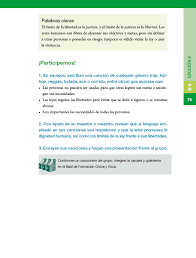 20 de enero de 2011. Respuestas Del Libro De Formacion Civica Y Etica 5 Grado Pagina 105
