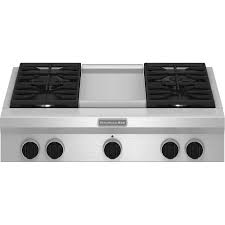 gas cooktop with 4 burners