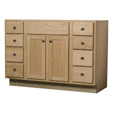h unfinished oak vanity cabinet