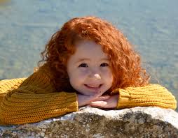 Red hair (or ginger hair) occurs naturally in one to two percent of the human population, appearing with greater frequency (two to six percent) among people of northern or northwestern european ancestry and lesser frequency in other populations. Ginger Curly Hair Child Novocom Top