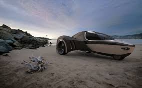 Making Waves With The Manta Amphibious Three Wheeler Concept Electric Car Concept Electric Cars Three Wheeled Car
