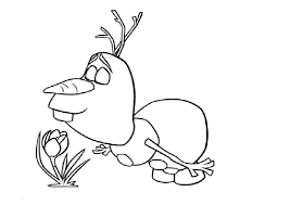 Olaf 5 Ausmalbilder Eiskönigin