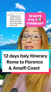 Replying to @nina_gods_graces3 12 days Italy itinerary from Rome to  Florence and the Amalfi coast ❤️ . #alidalifetravel #italytraveltips  #italyitinerary #italytravelagent #italytravelexpert ...