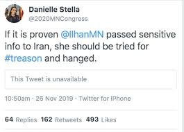 Fighting for a more just world. Twitter Bans Ilhan Omar S Opponent Over Offensive Tweets