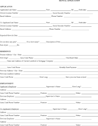 free michigan rental application form pdf 45kb 2 page s