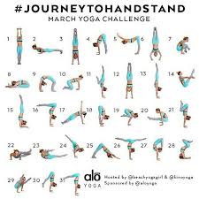 Journeytohandstand With Images Yoga Handstand Yoga Challenge Yoga With Adriene