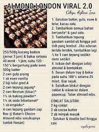 Resepi biskut raya yang sentiasa popular, resepi biskut almond london. Almond London 2 0 Crunchy Chocolate Chip Cookies Biscuit Recipe Cookie Recipes