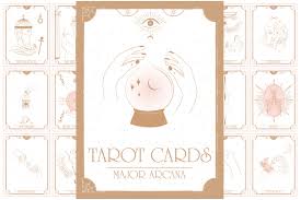 Vector hand drawn engraved style. Tarot Cards Major Arcana 914639 Illustrations Design Bundles