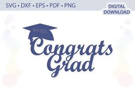 Download Congrats Grad Cake Topper Svg Eps Dxf Pdf Png 510321 Paper Cutting Design Bundles