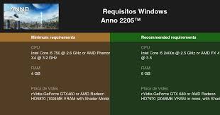 Anno 2205 Requisitos Minimos E Recomendados 2021 Teste Seu Pc