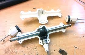 3d Printed Rc Truck Rear Axle Steel Rod Version By Viorelspinu 3d Printing Prints 3d Printing Business