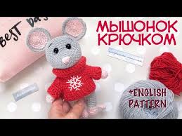 вязаные крючком мыши крысы мышки крыски символ 2020 года 294 Master Klass Myshonok Kryuchkom Mouse Crochet Pattern Youtube Vyazanie Svyazannye Kryuchkom Igrushki Vyazanie Kryuchkom