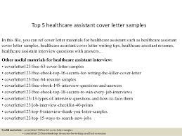 With our wide range of resources, you will be able to create a personal care assistant cover letter that will get noticed by hiring managers. Top 5 Healthcare Assistant Cover Letter Samples