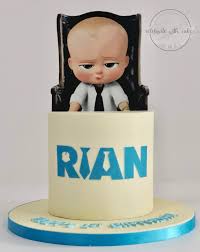 Celebrate With Cake Boss Baby 1st Birthday Single Tier Cake The cake boss wanted to show his appreciation to the doctors who saved his right hand after it was mangled in a bowling accident, so he baked them a cake in the form of the hospital where he was treated. boss baby 1st birthday single tier cake