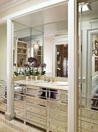 Hollywood Glamour Bathroom Decor Awesome Daring Decor Design Ideas For The Modernista Hollywood Glamour Mirrored Clo In 2020 Bathroom Vanity Decor Bathroom Design Home