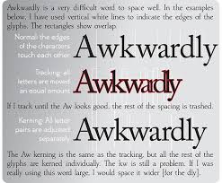 Check spelling or type a new query. Looking Professional Letterspacing Kerning And Tracking Skilled Workman