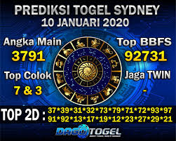 Prediksi Togel Jitu Sydney 10 Januari 2020 In 2020 Sydney Singapore Online