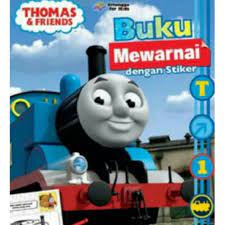 Latihan mewarnai gambar thomas and friends untuk anak | masih dalam posisi melanjutkan postingan sebelumnya terkait dengan mewarnai gambar kartun. Thomas And Friends Buku Mewarnai Dengan Stiker Erlangga For Kids Shopee Indonesia