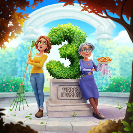 Merge - Today is...MERGE MANSION'S ANNIVERSARY! 🎈🎈🎈 It's been three  amazing years since the merging adventures of Maddie and Grandma Ursula  have been released globally. Thank you for being part of this