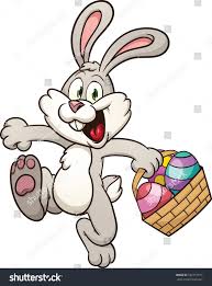 Wählen sie aus illustrationen zum thema osternest von istock. Cartoon Easter Bunny Jumping With Egg Basket Vector Clip Art Illustration With Simple Gradients All In A Single Malvorlage Hase Ostern Zeichnung Hasen Bilder