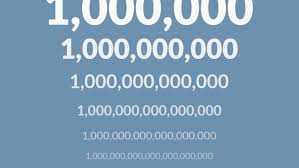 One million is expressed as 1,000,000 as a number. How Many Zeros Are In A Million Billion And Trillion