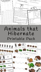Hibernation Worksheets For Kindergarten Animals That Hibernate Printable Pack Fun Wit In 2020 Animals That Hibernate Hibernation Activities Hibernation Preschool Theme