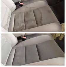 Create the solution by combining one gallon of hot water with one cup of vinegar into a bucket, and then add a little dish soap for good measure. How To Remove Car Seat Stains Mobile Car Detailing Hand Car Wash