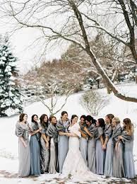 30 Winter Wedding Ideas That Are Gorgeousaf A Practical Wedding Winter Bridesmaid Dresses Winter Wedding Bridesmaids Winter Wedding Dress
