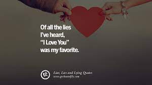 Perhaps the most obvious impact that lying has on a relationship is the erosion of trust one person has in the other. 60 Quotes About Liar Lies And Lying Boyfriend In A Relationship