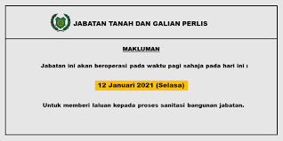 Ia ditubuhkan bertujuan untuk memastikan perkhidmatan di semua bahagian terlaksana menurut dasar, pengawalan dan garis panduan semasa. Jabatan Tanah Dan Galian Perlis Posts Facebook