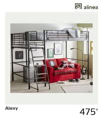 Découvrez notre sélection alinéa de lits adulte pour 2 personnes : Alinea Alexy Lit Mezzanine 2 Places Noir Avec Plateforme 140x200cm Enfant Lits Enfant Lits Mi Hauts Superposes Et Mezzanines Ali Loft Bed Bed Home