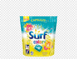 This detergent is great and great value size you get your money's worth. Surf Laundry Detergent Persil Capsule Surfing Equipment And Supplies White Food Color Png Pngwing