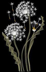 Dandelions Free Embroidery Design Sewing Embroidery Designs Embroidery Patterns Vintage Machine Embroidery Patterns