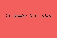 Pada awal pembukaannya, sekolah ini dinamakan sekolah kebangsaan taman seri alam 1. Sk Bandar Seri Alam Primary School In Johor Bahru