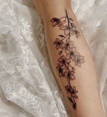 Arm cherry blossom tattoo black and white. Cherry Blossom Tattoo Designs Ideas To Try In 2021 Tattoo Stylist