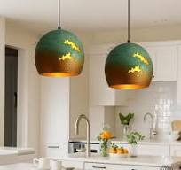 Oxidized Brass Globe Pendant Light with Cutout Patterns, Patina Lamp,  Hanging Light Fixture, Hand-Hammered Brass Globe Ceiling Lamp.