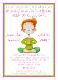 Birthday Quotes For Kids Turning 5 6237 Yoga Pose Invitation Kids Class Invitations Yoga Poses