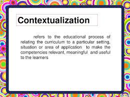 'without biographical contextualization, it would be difficult to know how to answer these questions.' 'we are passing through a crisis of identity and, consequently, a crisis of contextualization.' Localization Contextualization Ppt Download
