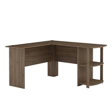 The best l shaped desks. Fieldstone L Shaped Desk With Bookshelves Oak Room Joy Target