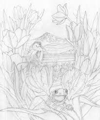 Free fairy coloring pages by jody bergsma. Artist Jody Bergsma Coloring