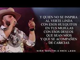 Letra Nina Bonita Carin Leon 2020 Youtube En 2020 Frases Crueles Frases Positivas Letras