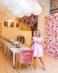 Such A Beautiful Baby Shower Our Event Space Is A Gorgeous Place To Host Your Next Celebration Beautiful Baby Shower Bridal Shower Decorations Floral Wall