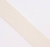 Ivory 1.5 Inches Cotton Herringbone Tape Ribbon