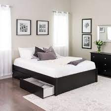 Clear lacquered real wood drawer sides. Select 4 Post Platform Bed With 4 Drawers Prepac Target